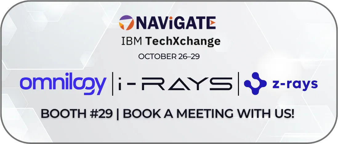 Meet us at NAVIGATE IBM TechXchange, October 26–29, booth #29 — book a meeting with us